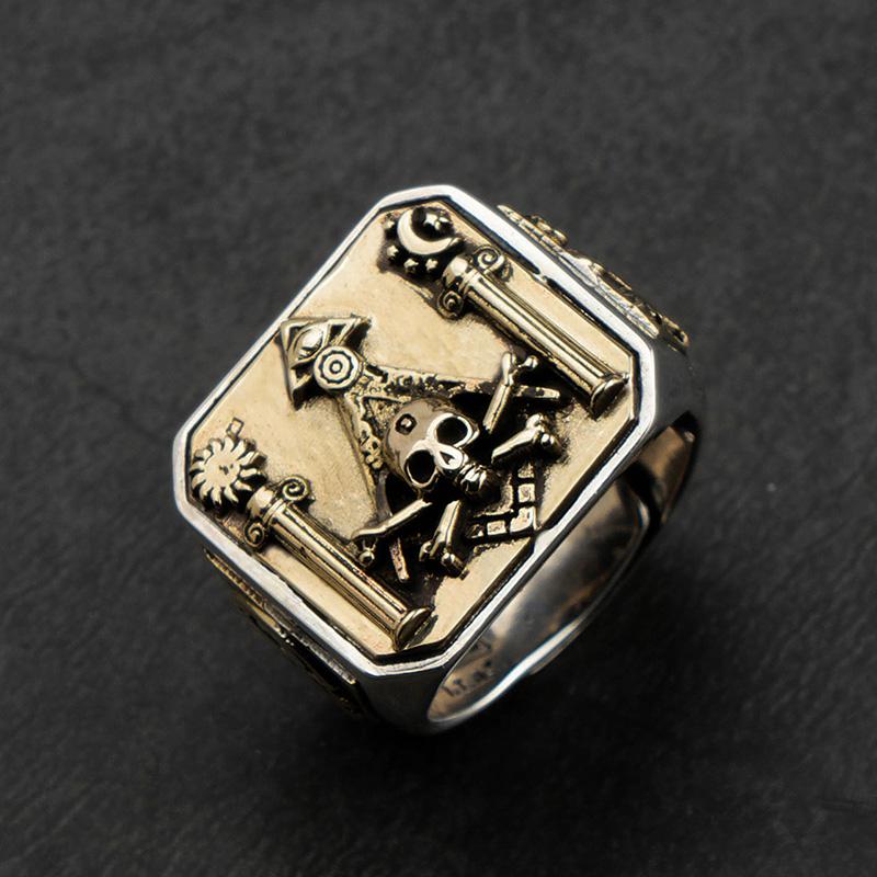 Freemason Skull Ring | Skull Action