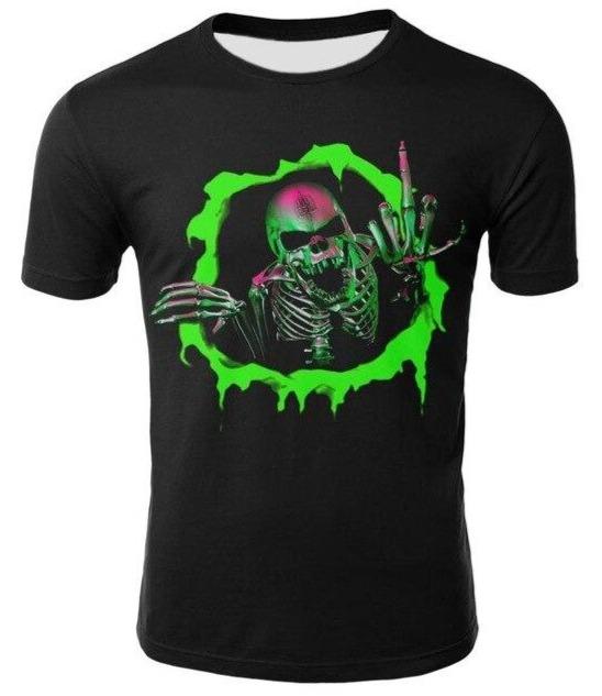 Funny Skull T Shirts