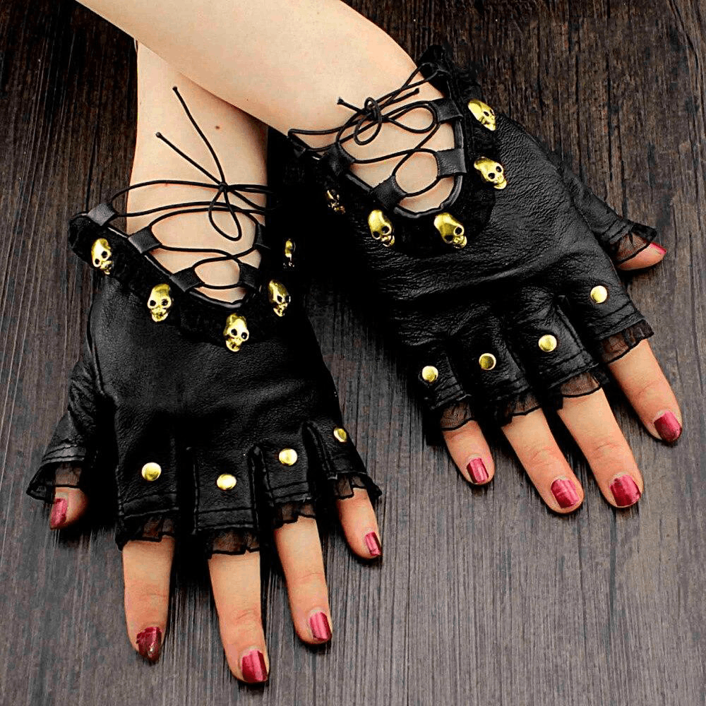 Girl Skull Gloves | Skull Action