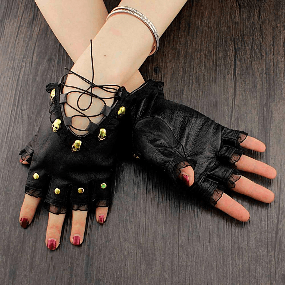 Girl Skull Gloves | Skull Action