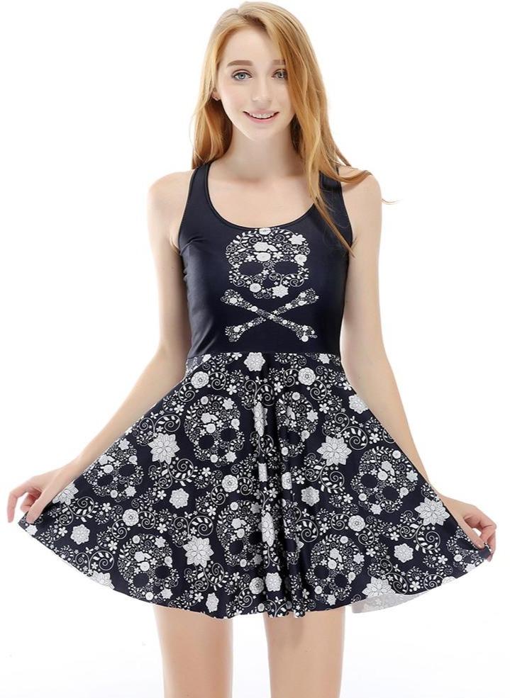 Girls Sugar Skull Dress