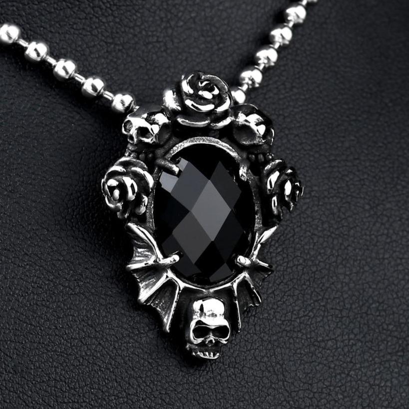Goth Skull Necklace | Skull Action