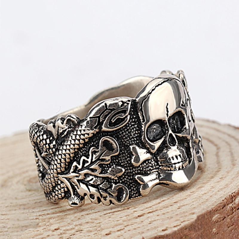 Gothic Biker Skull Ring | Skull Action