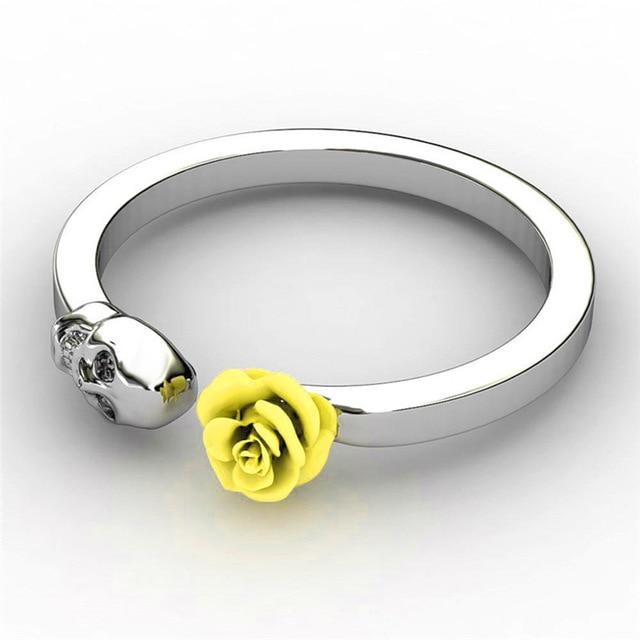 yellow gothic ring