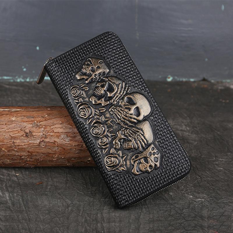 gothic leather wallet
