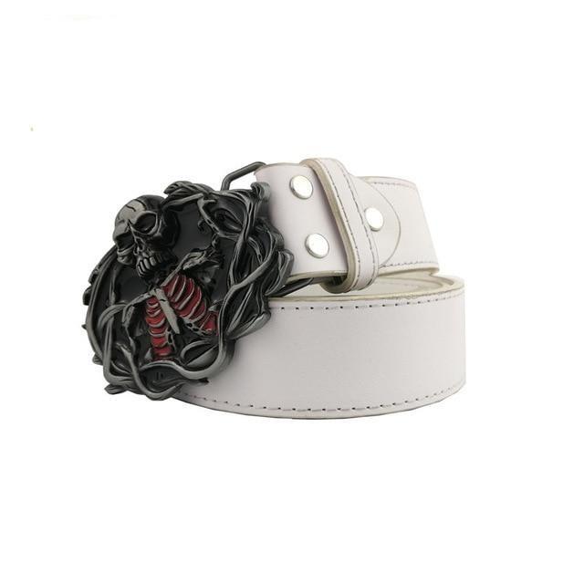 gothic skull belt