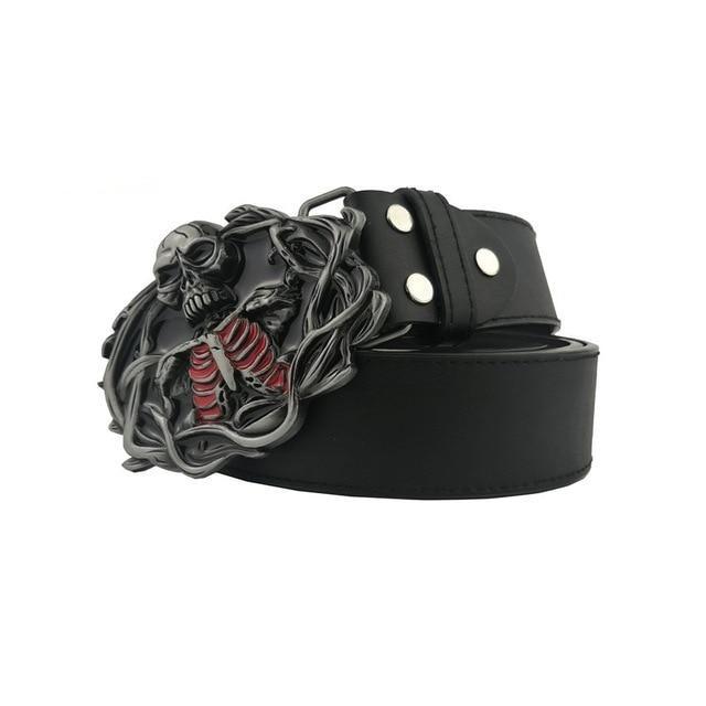 gothic skull belt