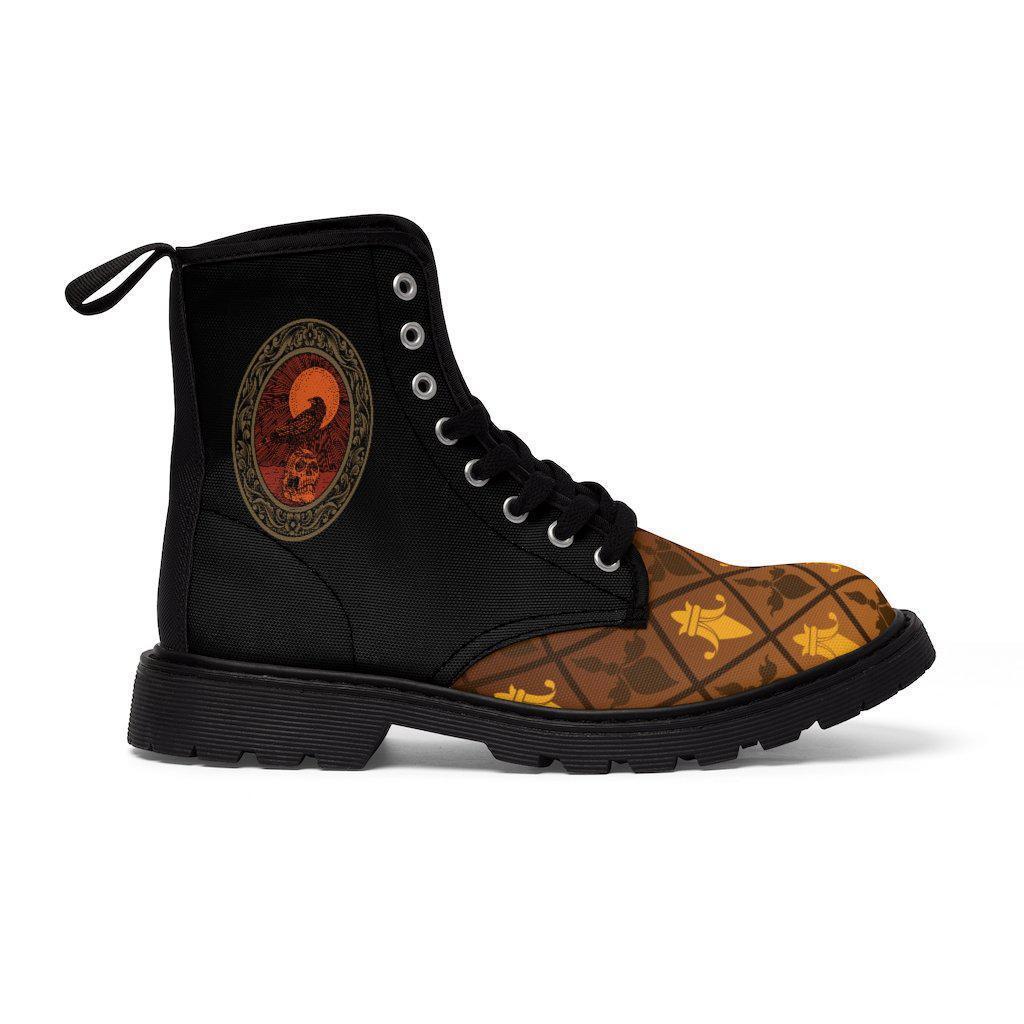 gothic-skull-boots-black