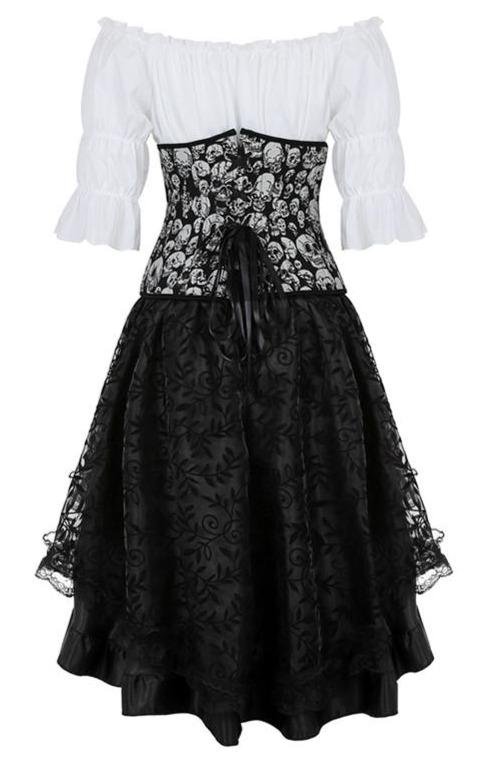 Gothic Skull Dresses | Skull Action