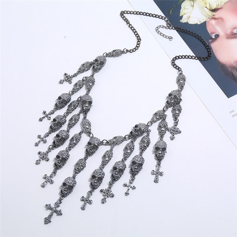 Gothic Skull Necklace | Skull Action