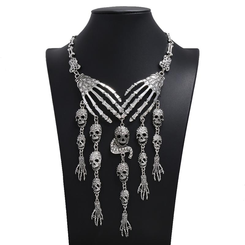 Gothic Skull Necklace | Skull Action