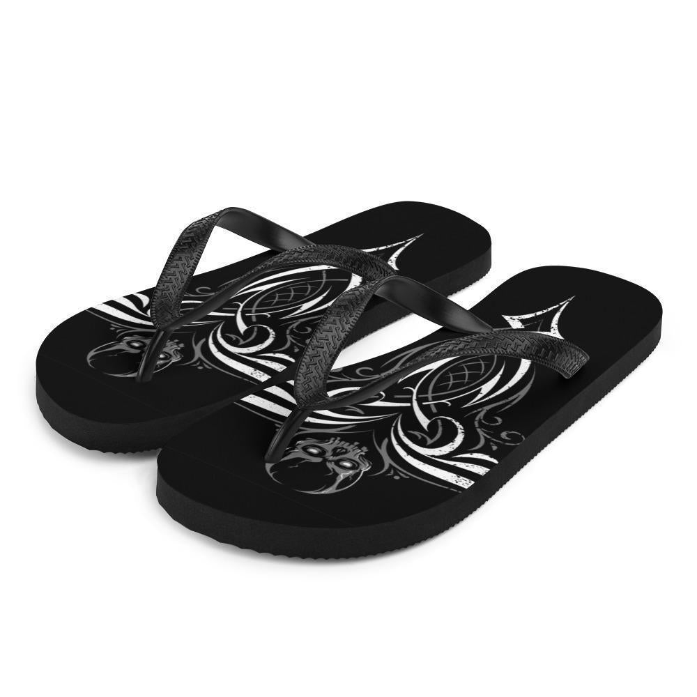 gothic-skull-wedge-flip-flops-girl