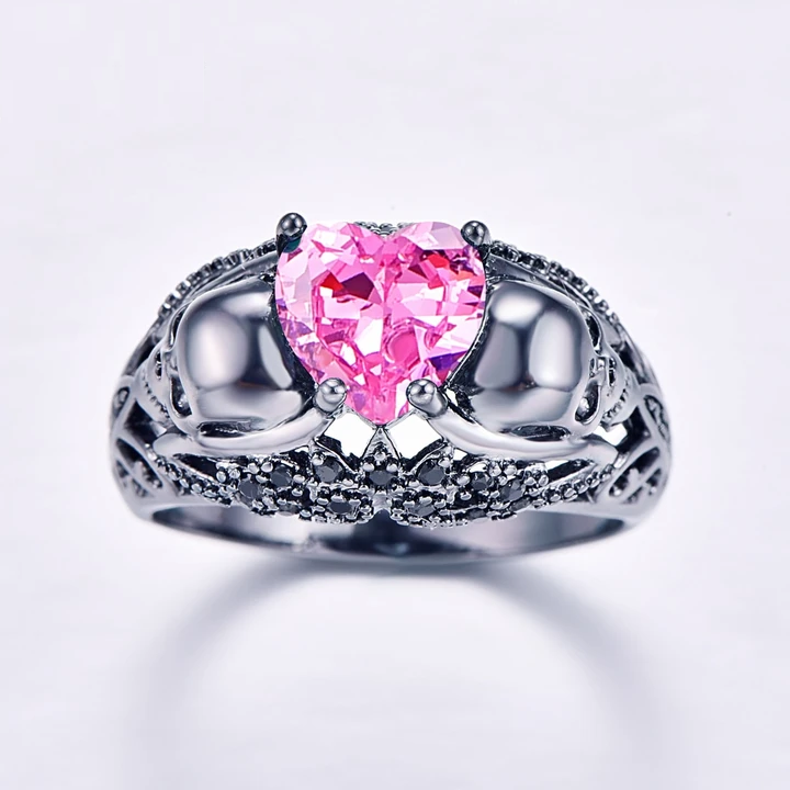 Gothic Sterling Silver Rings | Skull Action