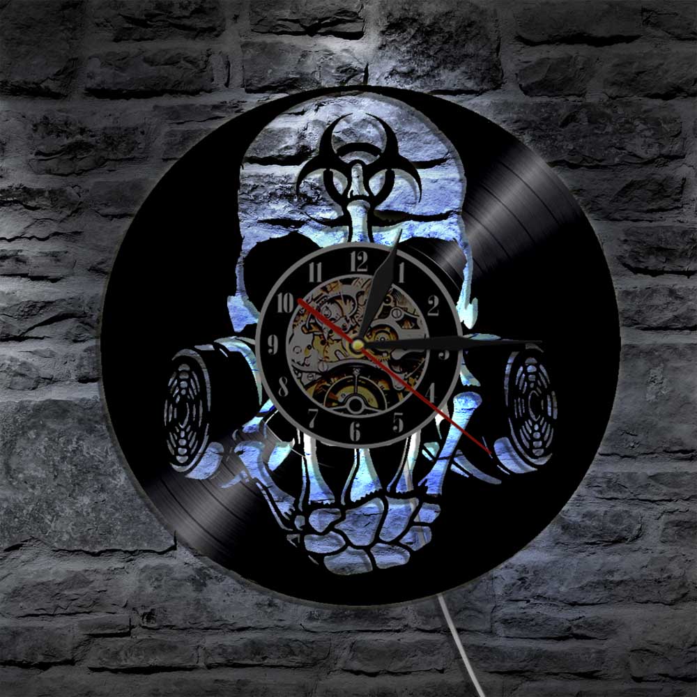 Gothic Style Wall Clocks | Skull Action