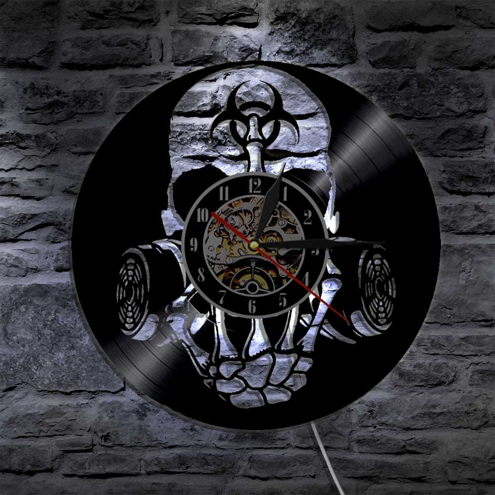 Gothic Style Wall Clocks | Skull Action