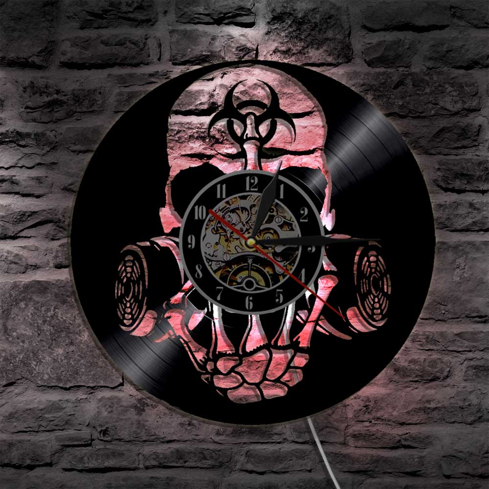 Gothic Style Wall Clocks | Skull Action