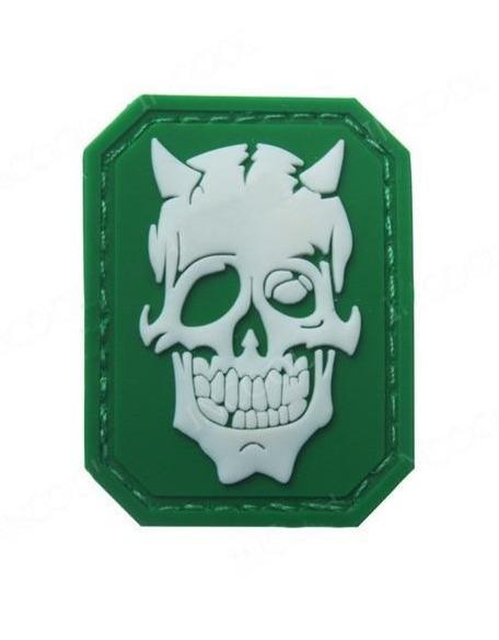 Green Skull Patch