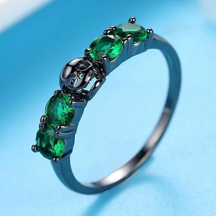 Green Skull Ring | Skull Action