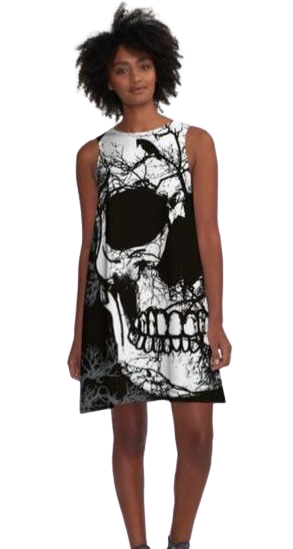 Grey Skull Dress