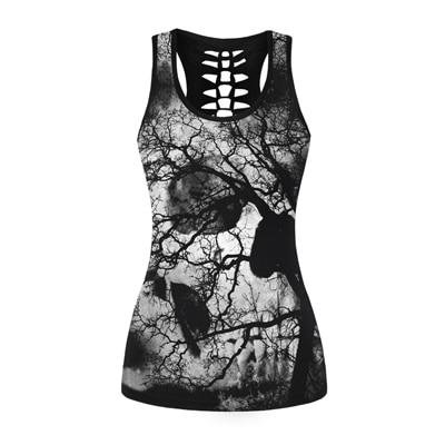Grey Skull Tank Top