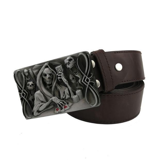 Skull Belt Grim Reaper Buckle