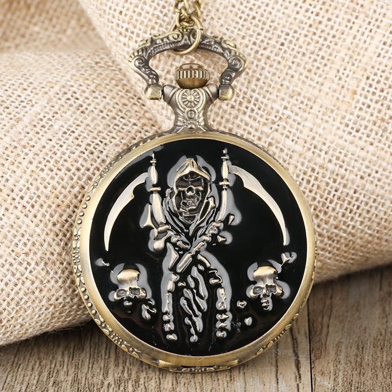 Grim Reaper Pocket Watch | Skull Action