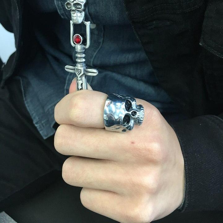 Half Jaw Skull Ring | Skull Action