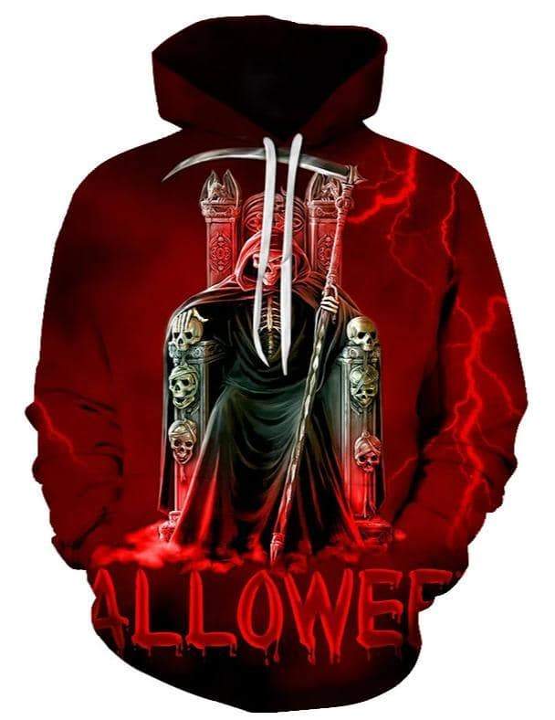 halloween skull sweatshirt