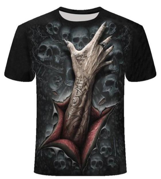 Halloween Skull T Shirts