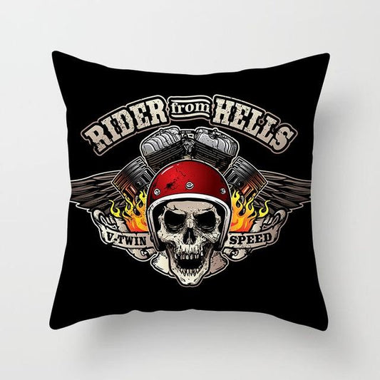 Hell Skull Pillow