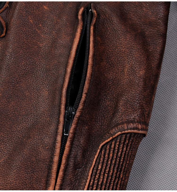 High Quality Skull Leather Jacket | Skull Action