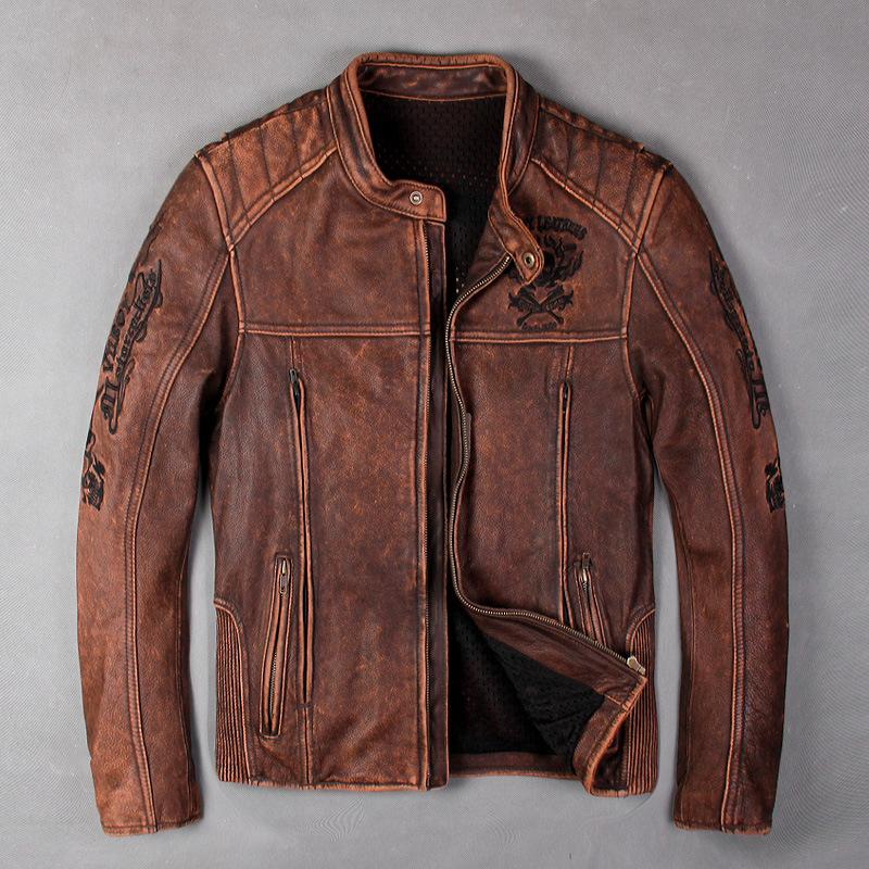 High Quality Skull Leather Jacket | Skull Action