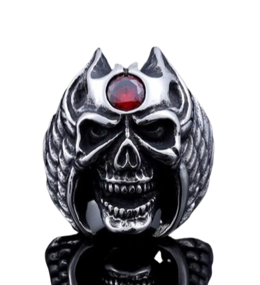 huge skull ring