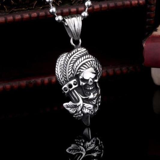 Indian Skull Necklace | Skull Action