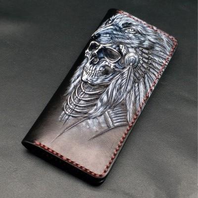 Indian Skull Wallet