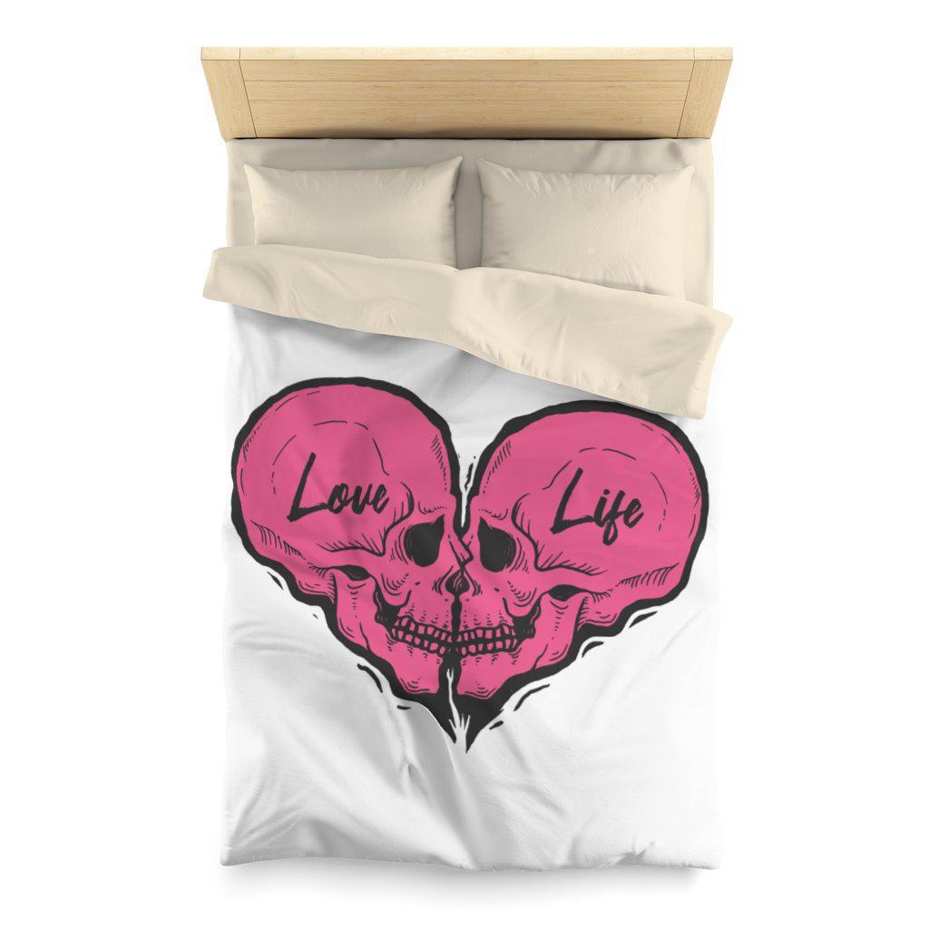 kissing-skull-bedding-design