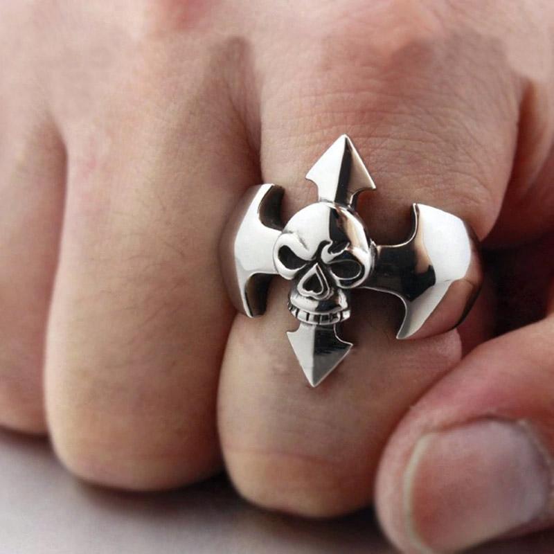Knight Of Malta Ring | Skull Action