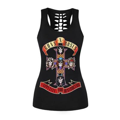 Ladies Guns n Roses Tank Top
