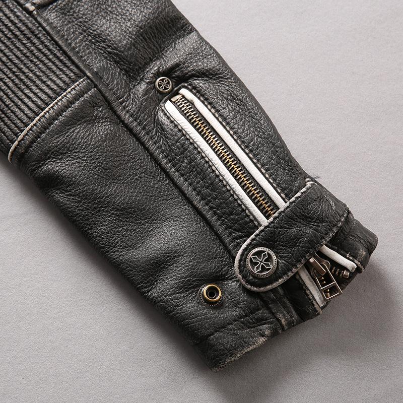 Leather Jacket Skull Crossbones | Skull Action