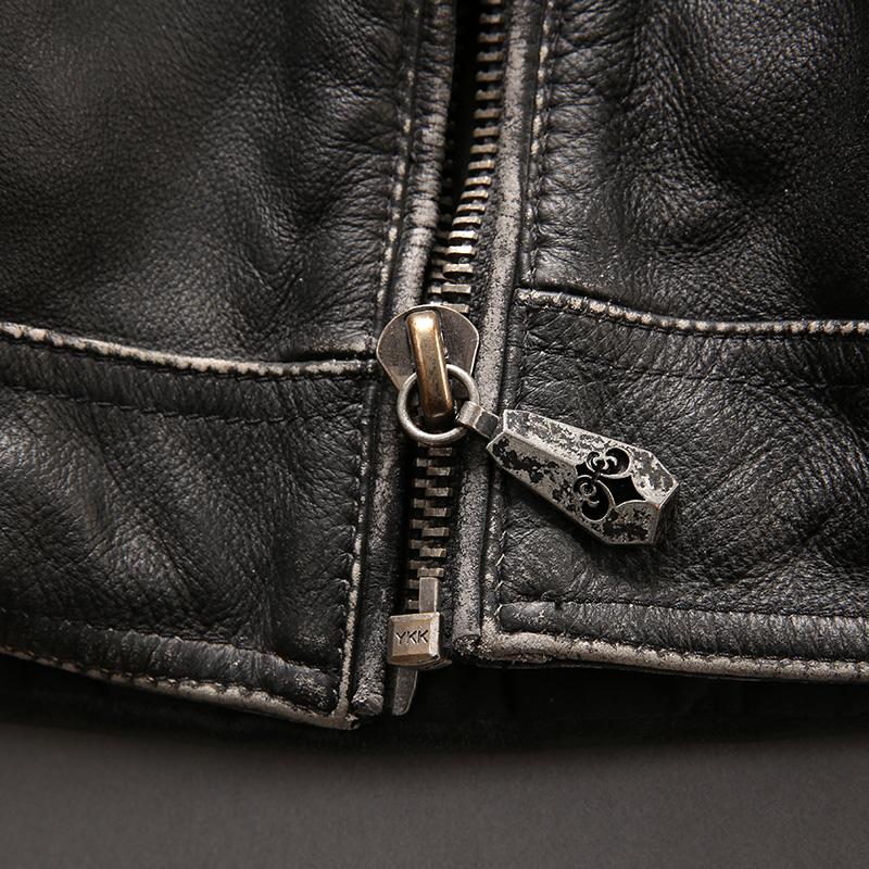 Leather Jacket Skull Crossbones | Skull Action