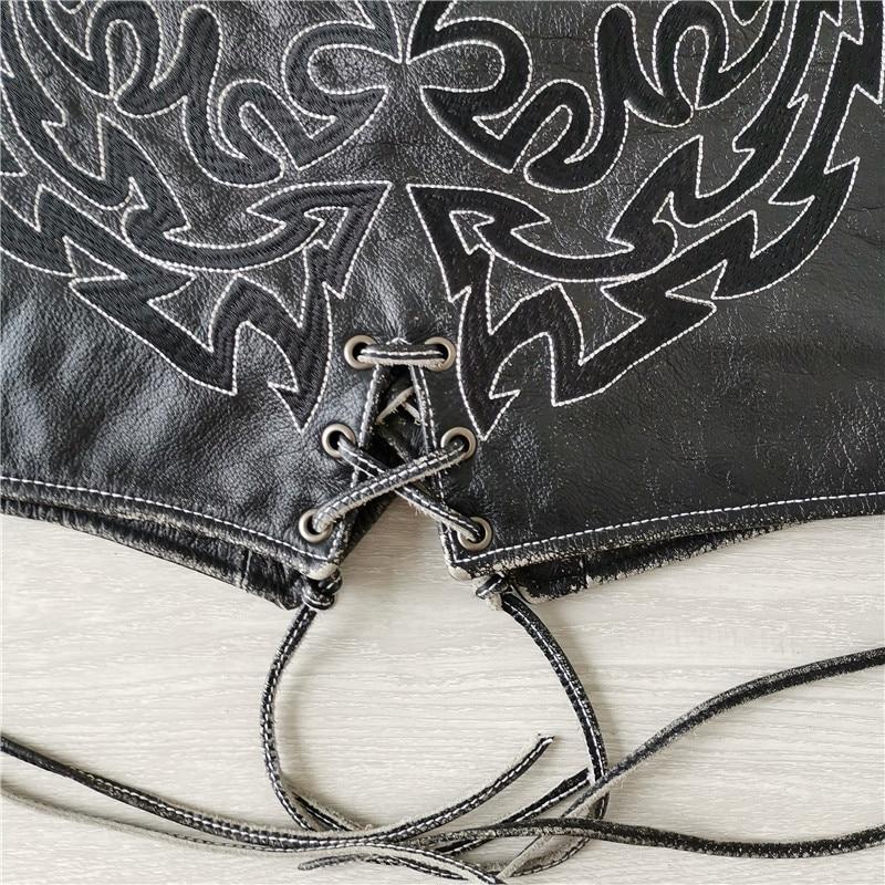 Leather Jacket With Skull On Back | Skull Action