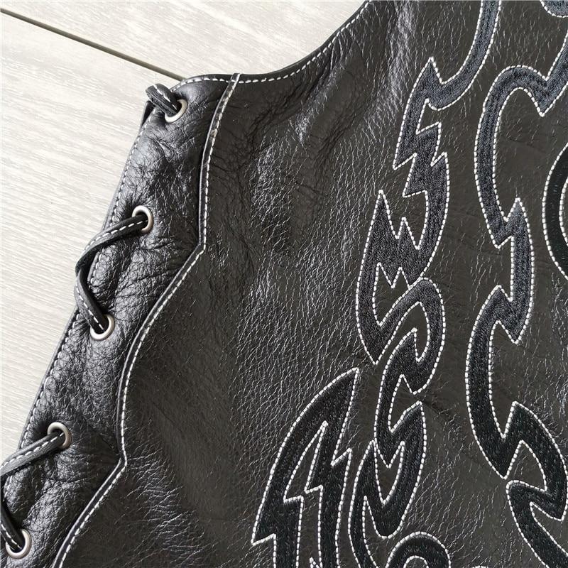 Leather Jacket With Skull On Back | Skull Action