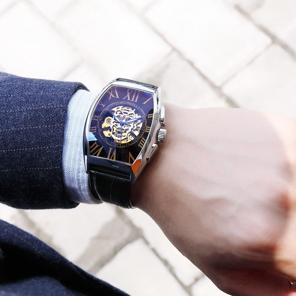 Leather Skull Watch | Skull Action