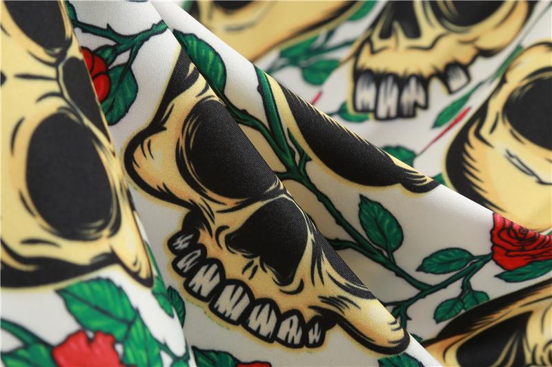 Long Sleeve Skull Dress | Skull Action