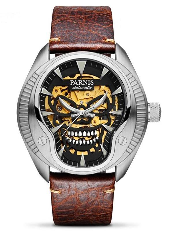 Luxury Skeleton Mechanical Watch | Skull Action