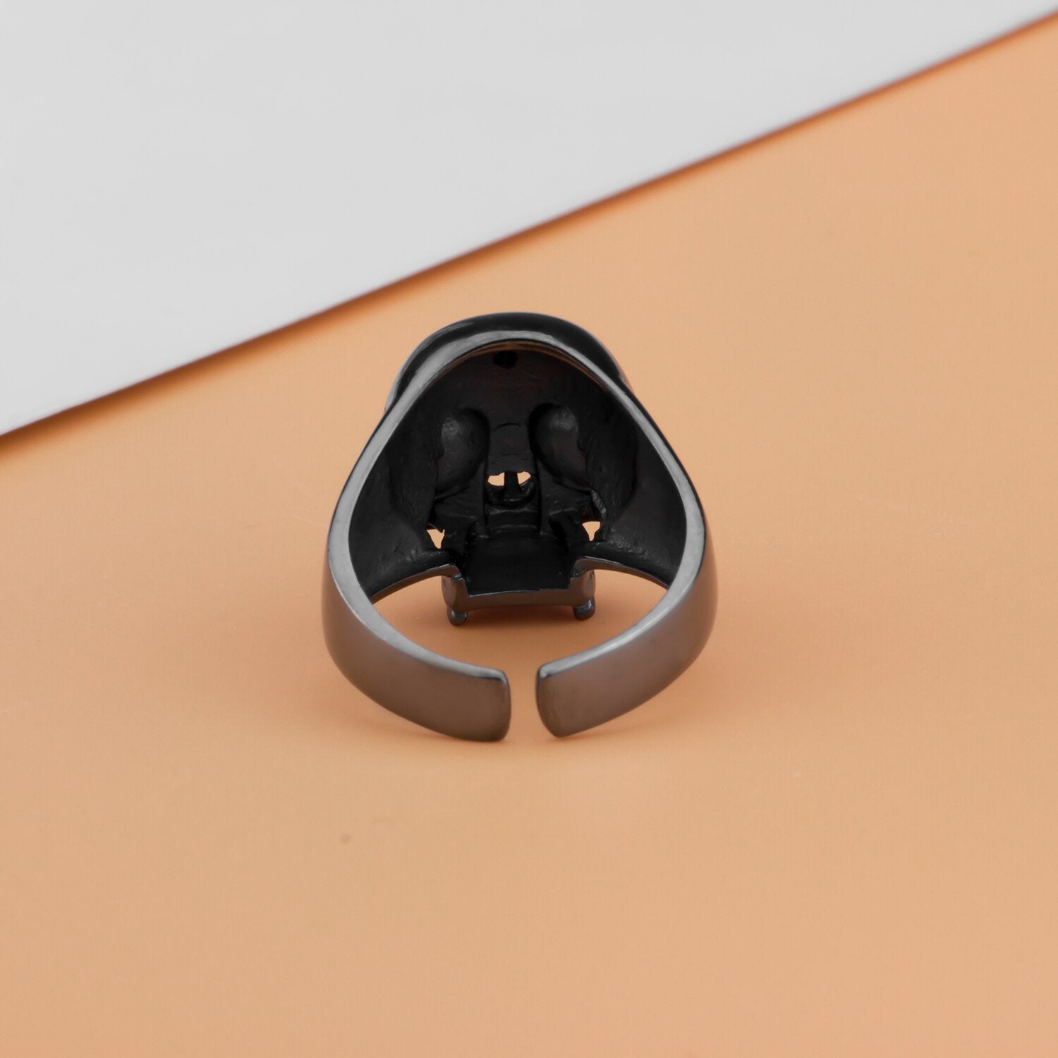 Masonic Ring Sterling Silver | Skull Action