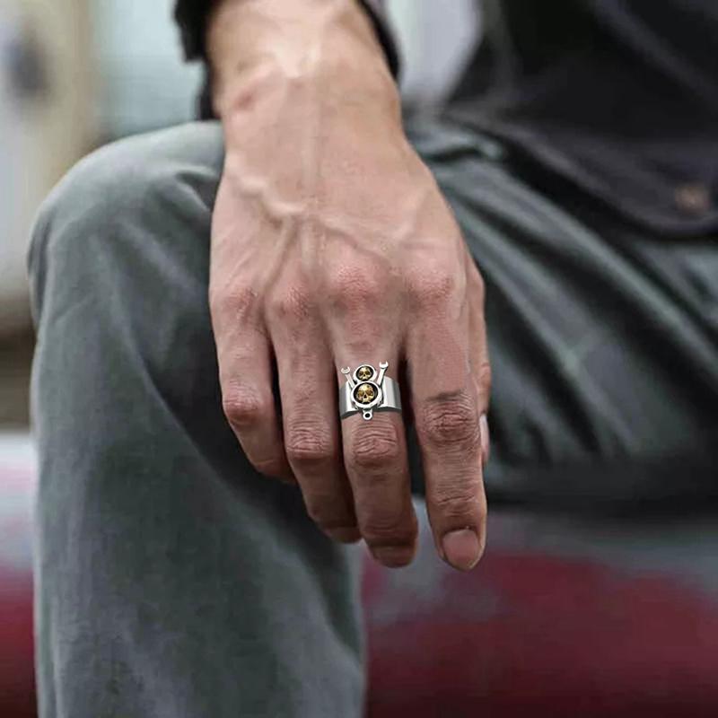 Mechanic Ring | Skull Action