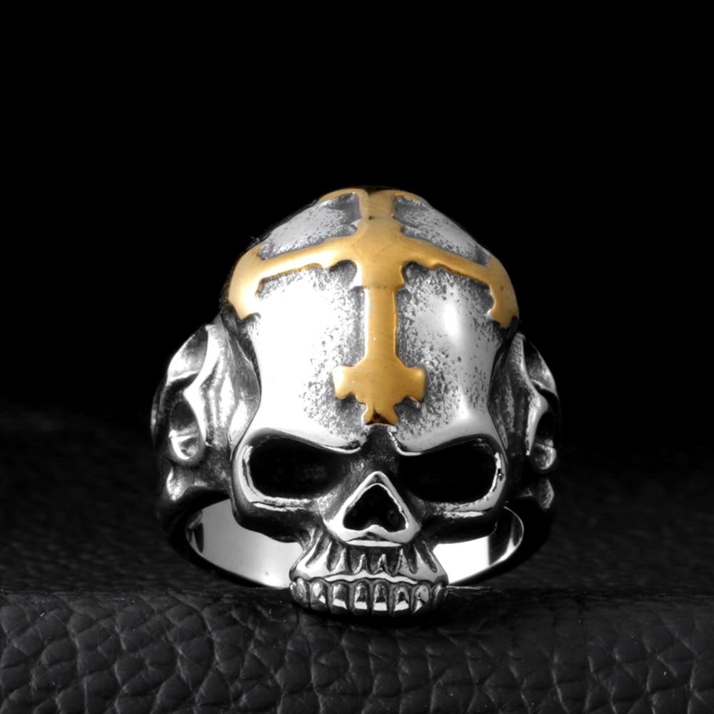 Cross ring gold