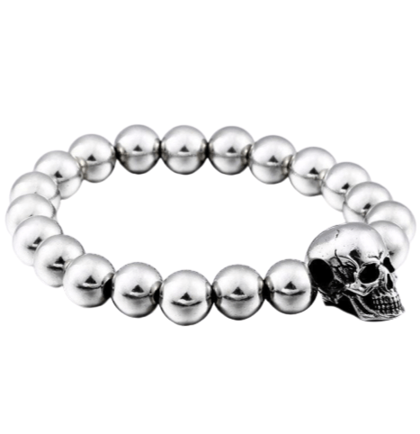Mens Stainless Steel Skull Bracelets