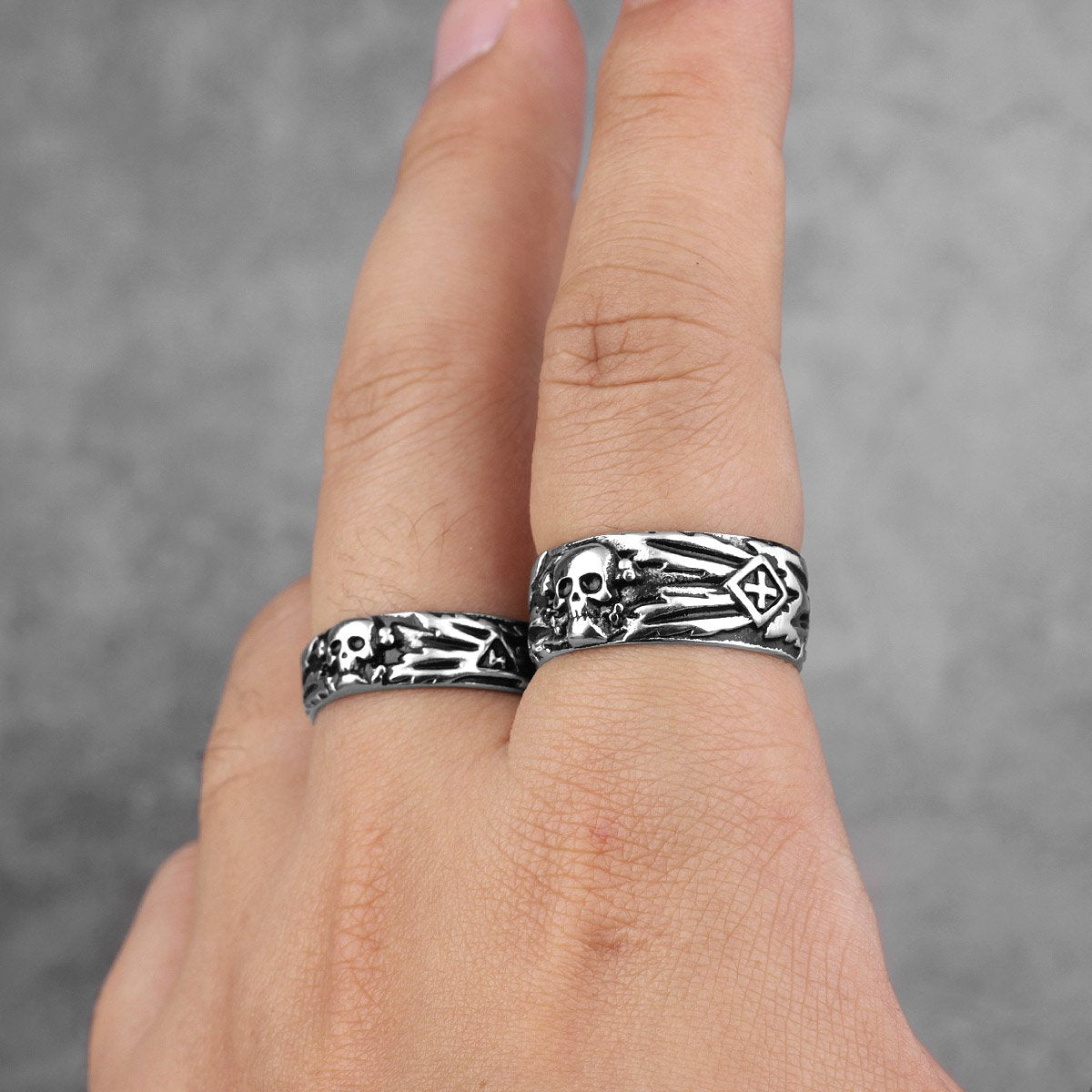 Metal Skull Ring | Skull Action